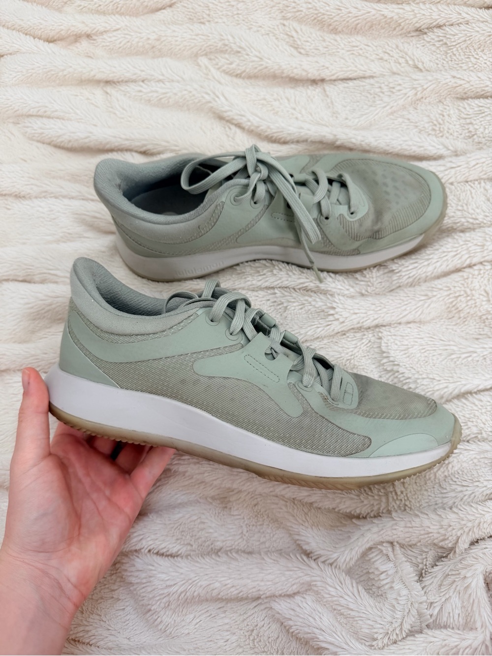 Lululemon Strongfeel women's training shoes light sage green Sz 8.5